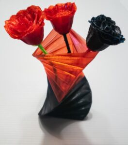 3D Printed Rose