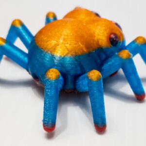 Mini Articulated Spider Keychain